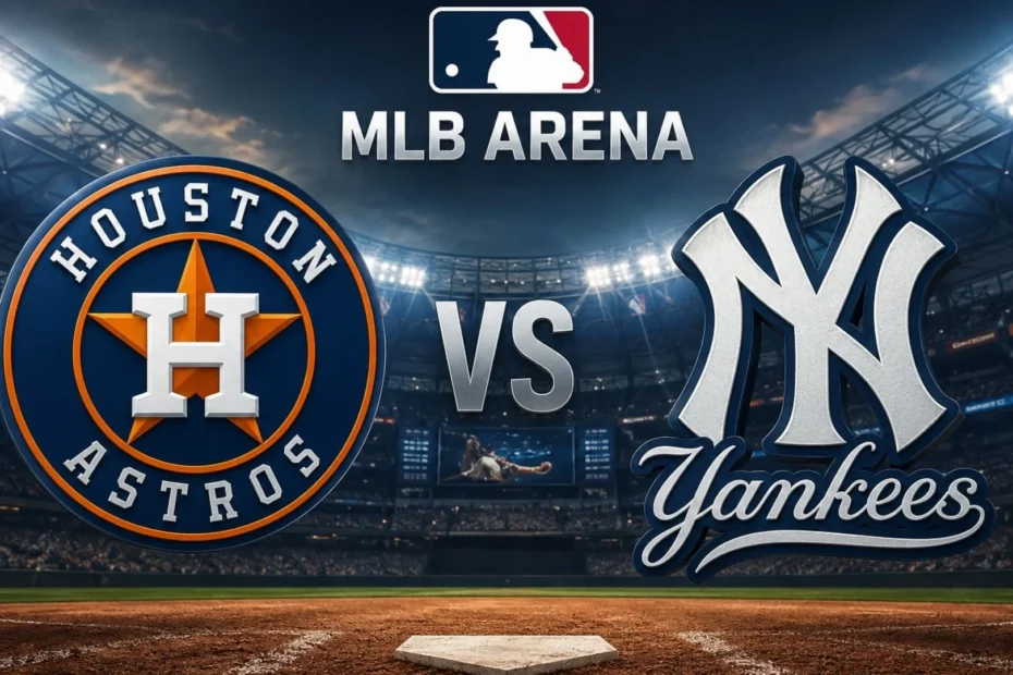 Astros vs Yankees match score and stats