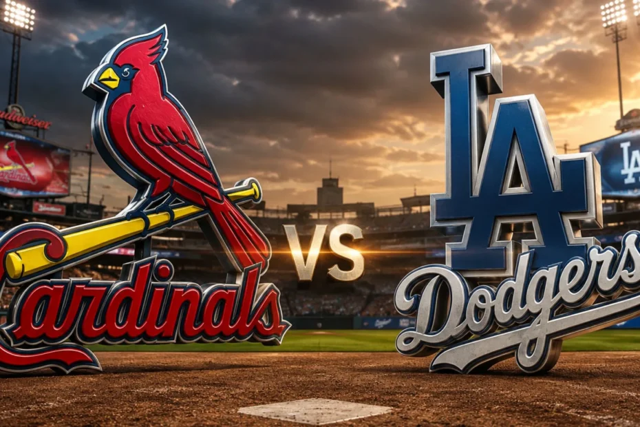 Cardinals vs Dodgers final score 13-8 at Dodger Stadium on September 1 2026